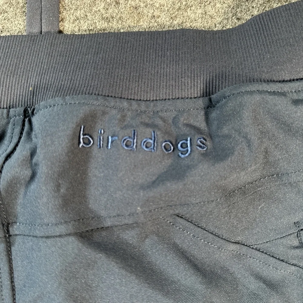 Birddogs Joggers Men's XXL Navy Blue Lined Stretch Performance Zip Athletic